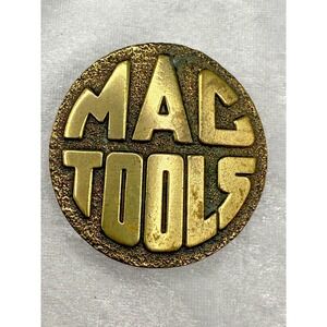 Vintage MAC Tools Belt Buckle Limited Edition Exclusive  Brass Tone Dad Gift